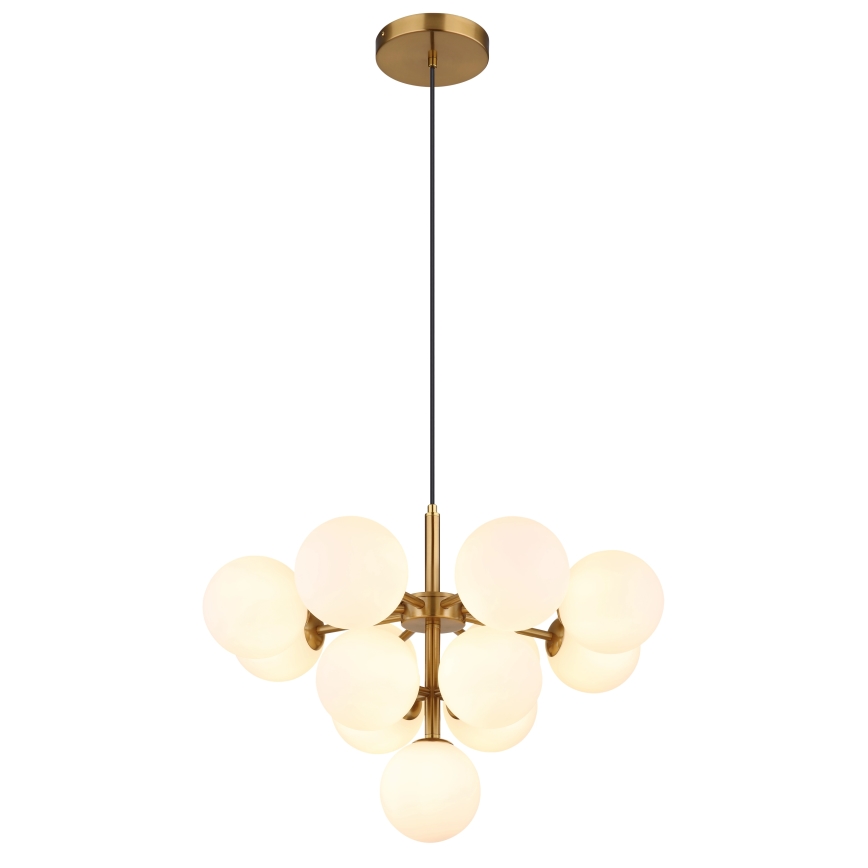 Globo - Lámpara colgante 13xG9/5W/230V diá. 56 cm dorado