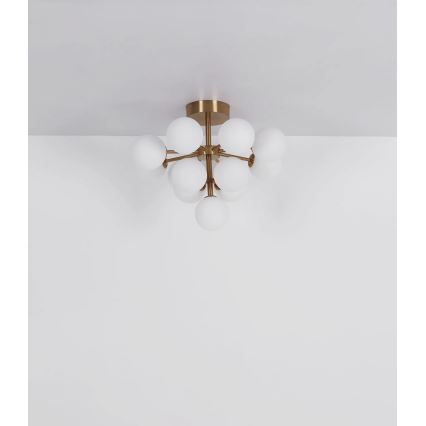 Globo - Lámpara de techo 13xG9/5W/230V diá. 56 cm dorado