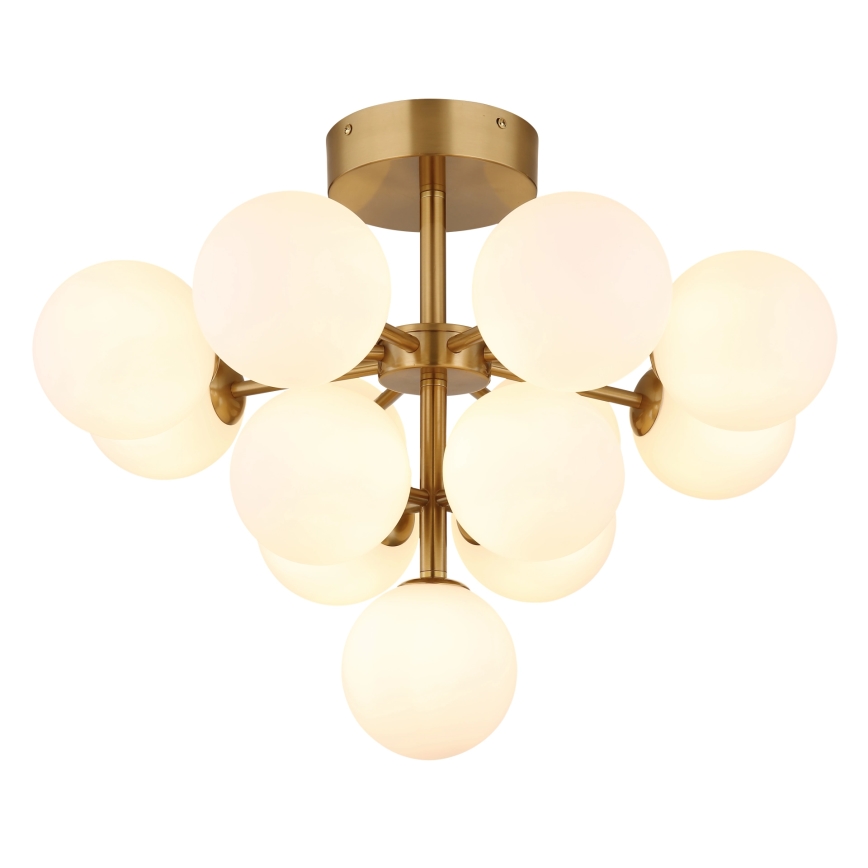 Globo - Lámpara de techo 13xG9/5W/230V diá. 56 cm dorado