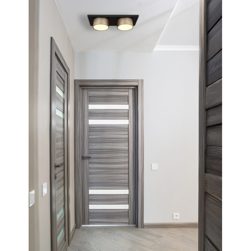 Globo - Luminaria de techo LED/24W/230V 3000K 46x20 cm latón