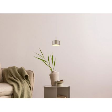 Globo - Lámpara colgante LED con cable LED/12W/230V 3000K Ø 15 cm latón