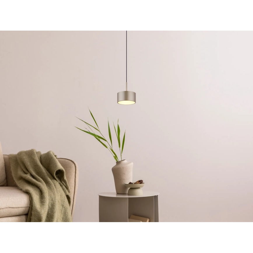 Globo - Lámpara colgante LED con cable LED/12W/230V 3000K Ø 15 cm latón