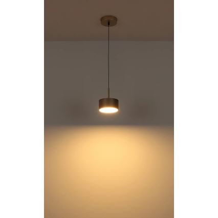 Globo - Lámpara colgante LED con cable LED/12W/230V 3000K Ø 15 cm latón