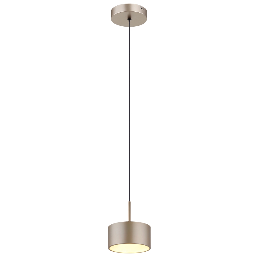 Globo - Lámpara colgante LED con cable LED/12W/230V 3000K Ø 15 cm latón