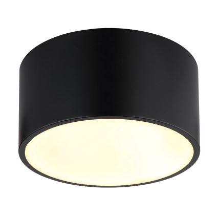 Globo - Plafón LED/12W/230V 3000K Ø 15 cm negro