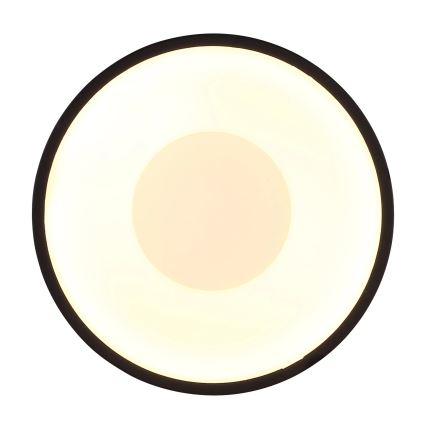 Globo - Plafón LED/12W/230V 3000K Ø 15 cm negro