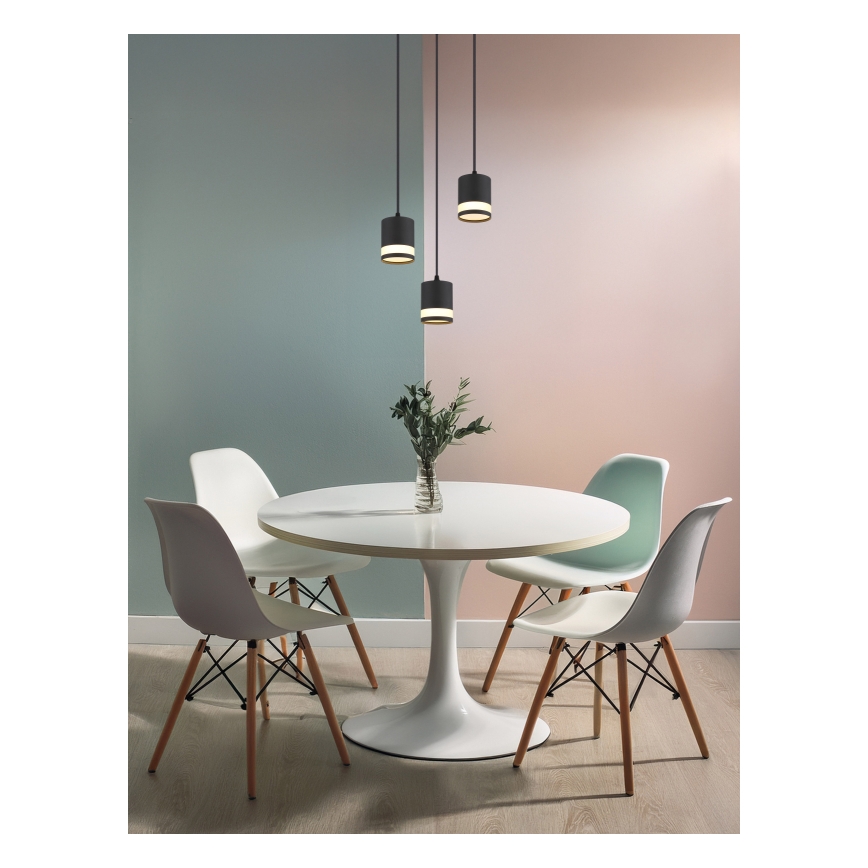 Globo - Lámpara LED colgante 3xGX53/7W/230V 3000K negro