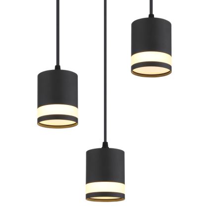 Globo - Lámpara LED colgante 3xGX53/7W/230V 3000K negro