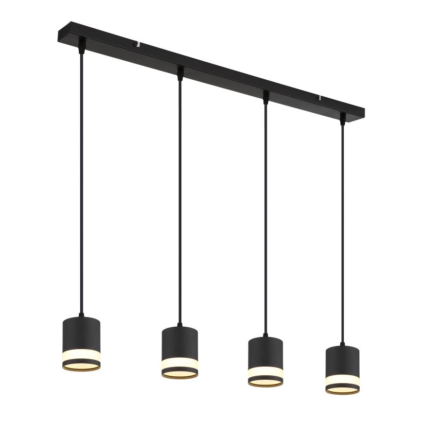 Globo - Lámpara LED colgante 4xGX53/7W/230V 3000K negro