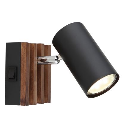 Globo - Foco de pared 1xGU10/25W/230V negro