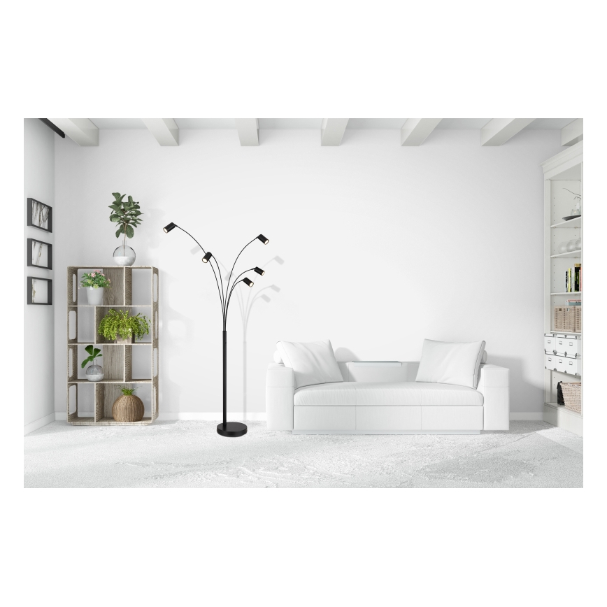 Globo - Lámpara de pie 5xGU10/35W/230V