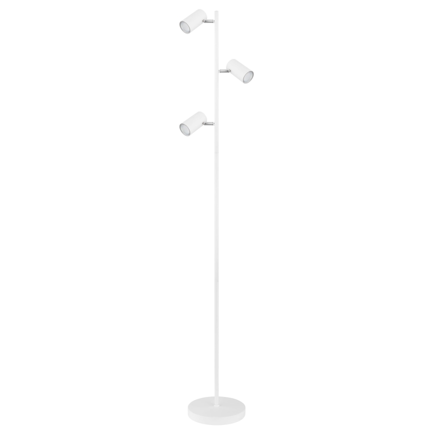 Globo - Lámpara de pie 3xGU10/5W/230V blanco