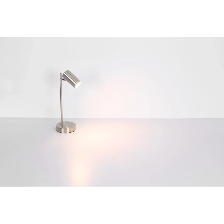 Globo - Lámpara de mesa 1xGU10/5W/230V cromo mate