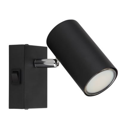 Globo - Lámpara de pared con foco 1xGU10/25W/230V negro