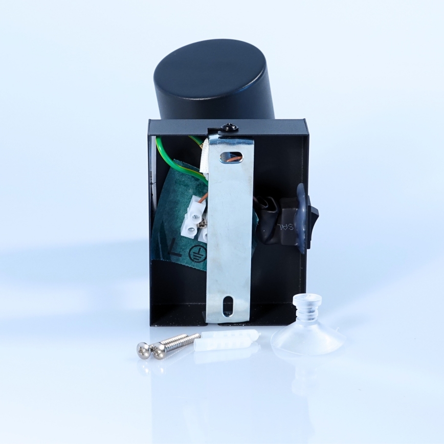 Globo - Lámpara de pared con foco 1xGU10/25W/230V negro