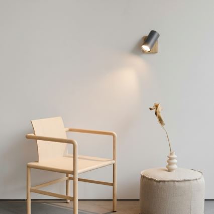 Globo - Foco de pared 1xGU10/25W/230V gris/marrón