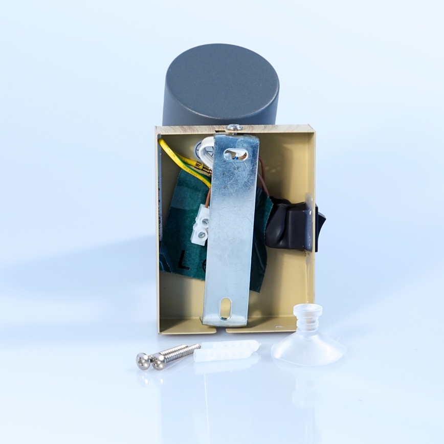 Globo - Foco de pared 1xGU10/25W/230V gris/marrón