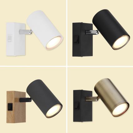 Globo - Foco de pared 1xGU10/25W/230V dorado