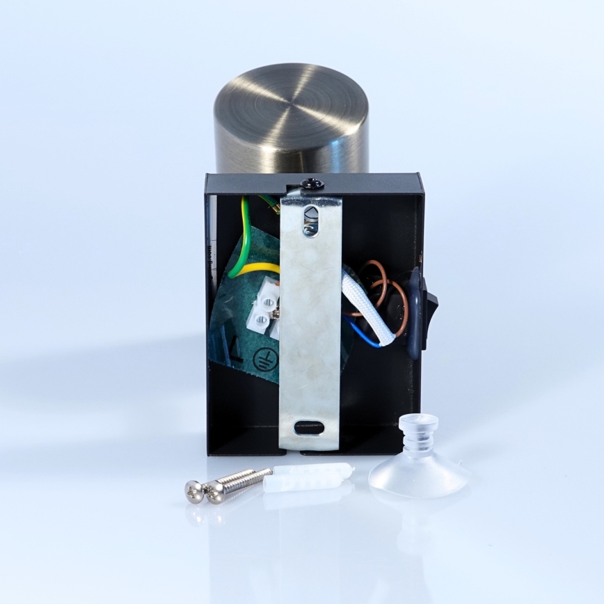 Globo - Lámpara de pared con foco 1xGU10/25W/230V negro/latón