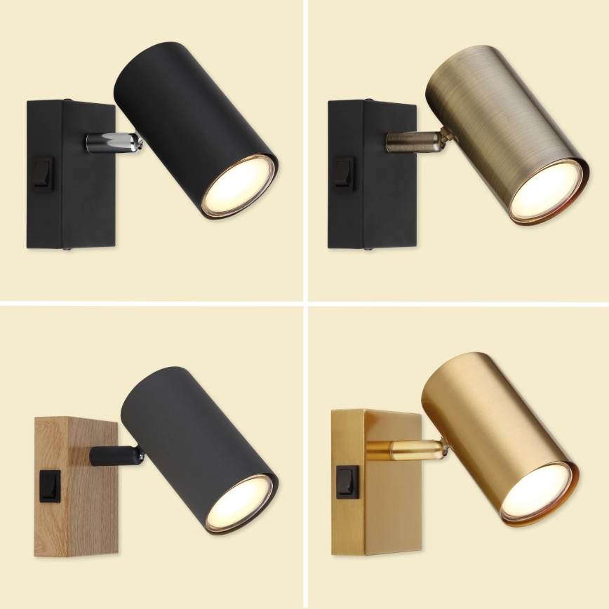 Globo - Lámpara de pared con foco 1xGU10/25W/230V blanca