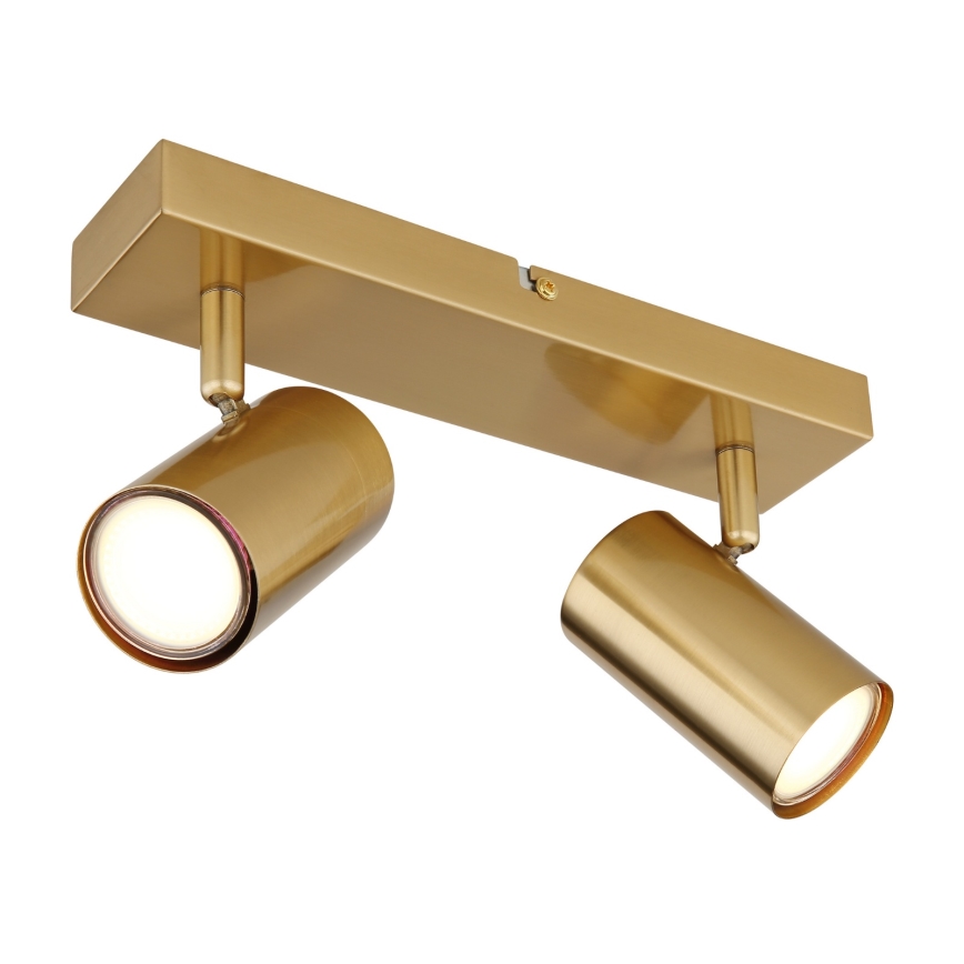 Globo - Foco 2xGU10/35W/230V dorado