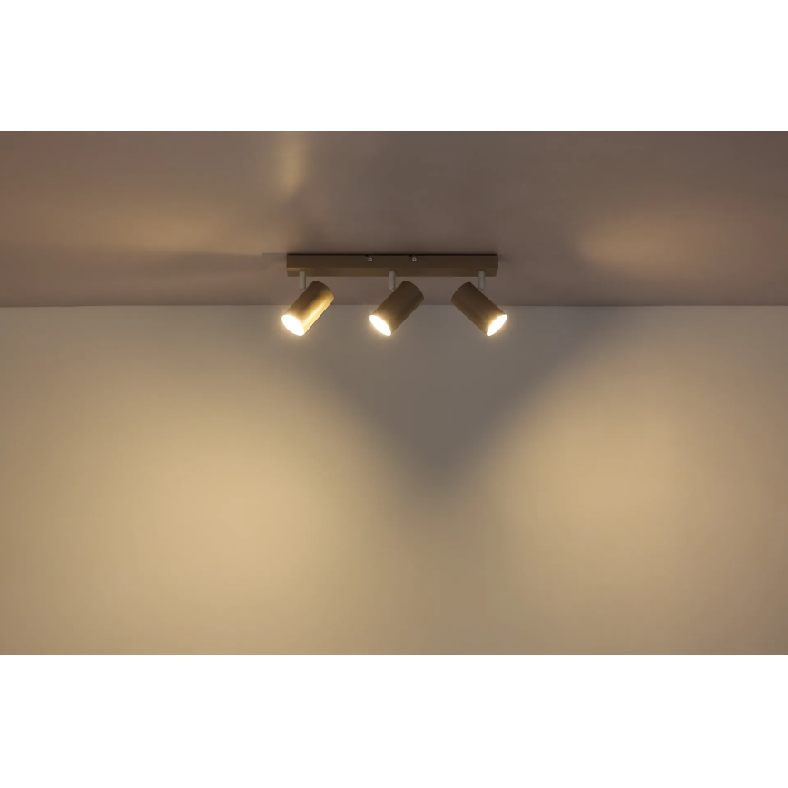 Globo - Lámpara de focos 3xGU10/35W/230V beige