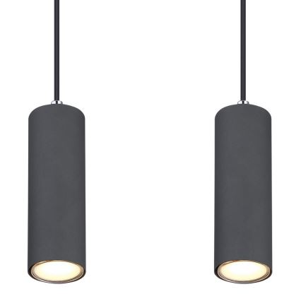 Globo - Lámpara colgante 4xGU10/35W/230V gris/marrón