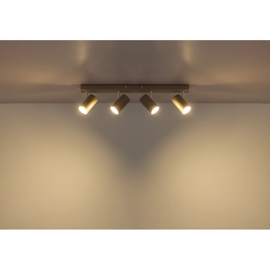 Globo - Lámpara de focos 4xGU10/35W/230V beige