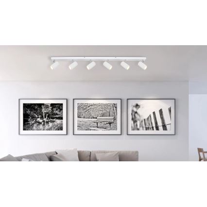 Globo - Foco 6xGU10/35W/230V blanco
