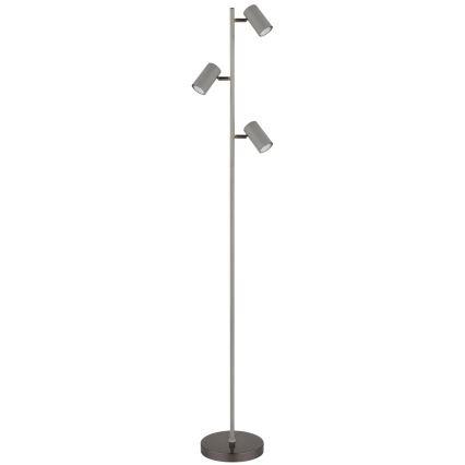 Globo - Lámpara de pie 3xGU10/5W/230V gris