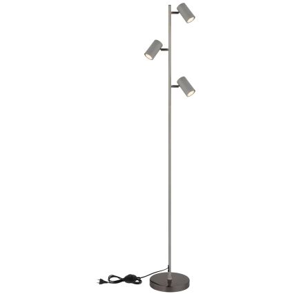 Globo - Lámpara de pie 3xGU10/5W/230V gris