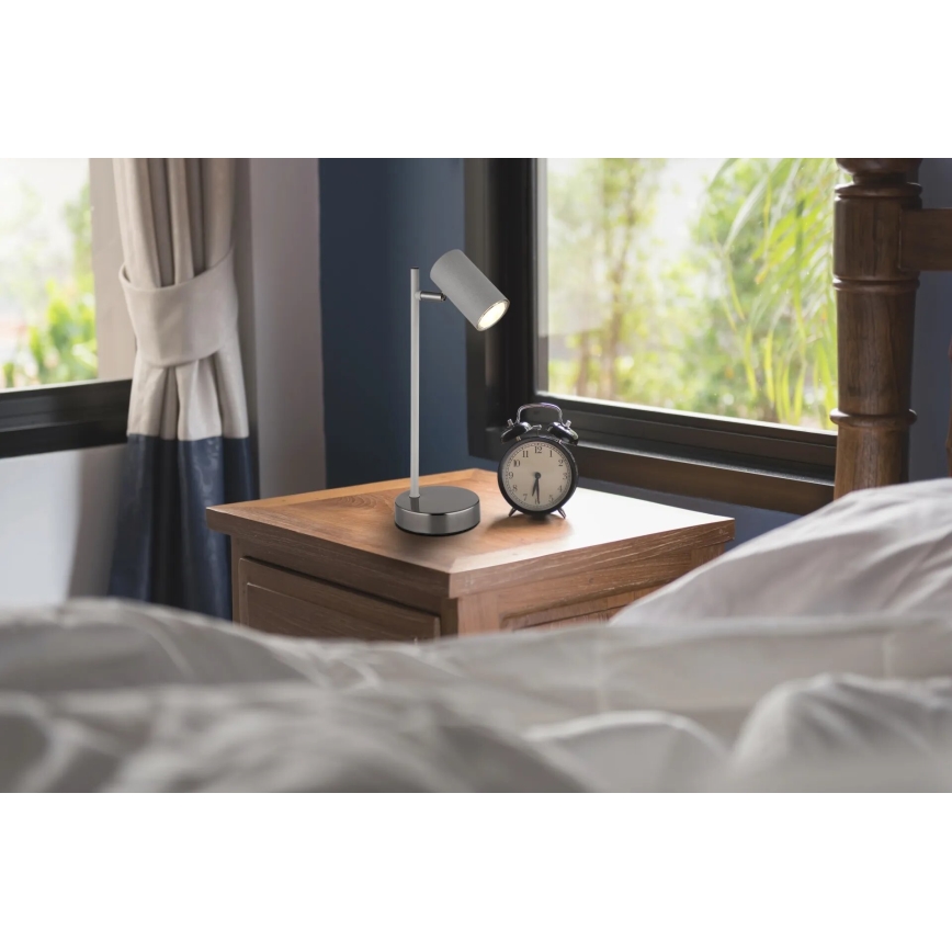 Globo - Lámpara de mesa 1xGU10/5W/230V gris/antracita