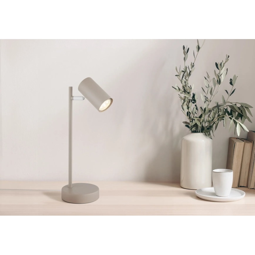 Globo - Lámpara de mesa 1xGU10/5W/230V beige