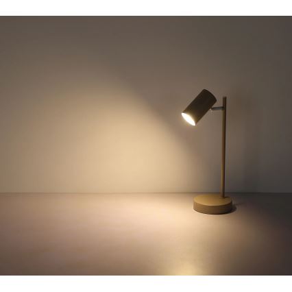 Globo - Lámpara de mesa 1xGU10/5W/230V beige