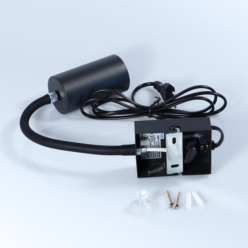 Globo - Aplique flexible 1xGU10/25W/230V negro