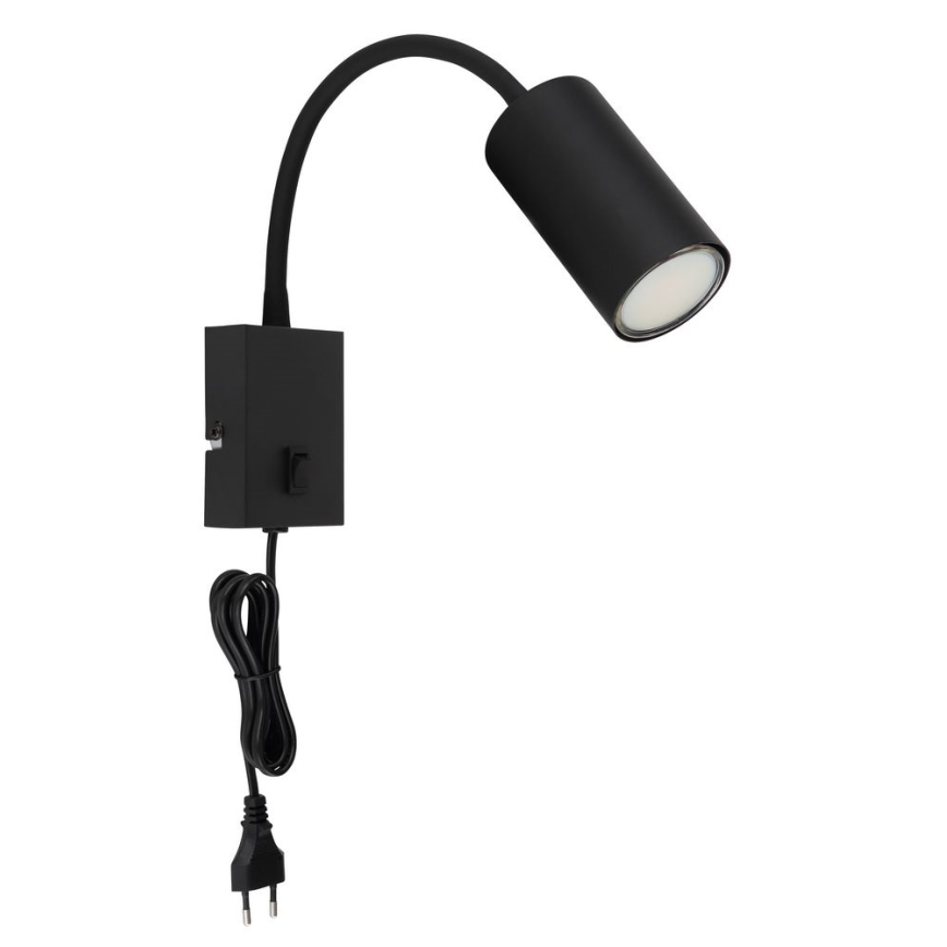 Globo - Aplique flexible 1xGU10/25W/230V negro