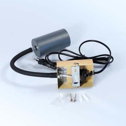 Globo - Aplique flexible 1xGU10/25W/230V gris/marrón