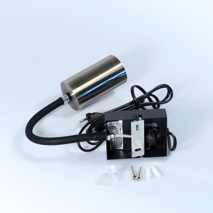 Globo - Aplique flexible 1xGU10/25W/230V negro/latón