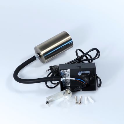 Globo - Aplique flexible 1xGU10/25W/230V negro/latón