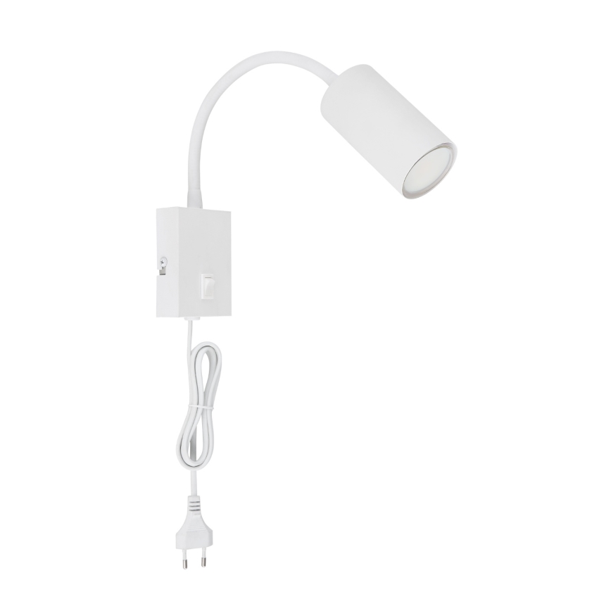 Globo - Aplique flexible 1xGU10/25W/230V blanco