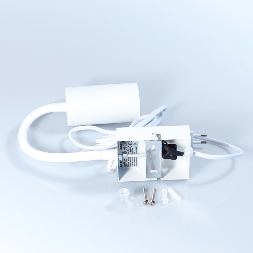 Globo - Aplique flexible 1xGU10/25W/230V blanco