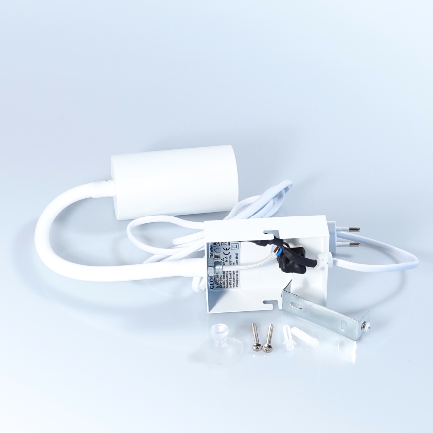 Globo - Aplique flexible 1xGU10/25W/230V blanco
