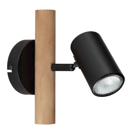 Globo - Lámpara de pared con foco 1xGU10/5W/230V madera/metal
