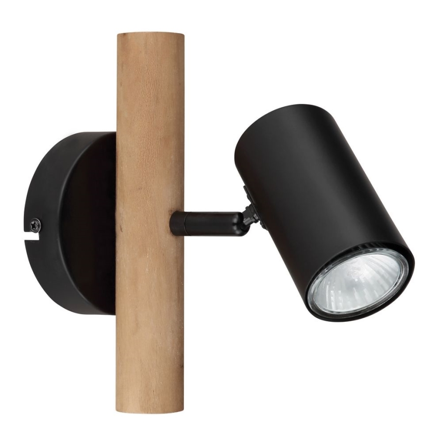 Globo - Lámpara de pared con foco 1xGU10/5W/230V madera/metal