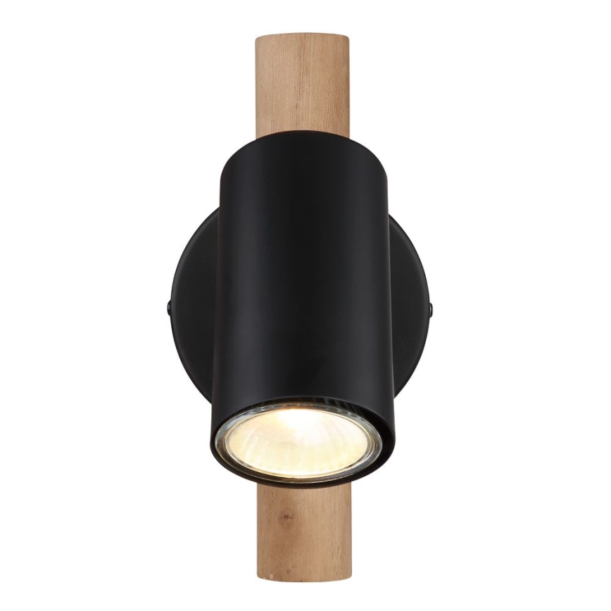 Globo - Lámpara de pared con foco 1xGU10/5W/230V madera/metal