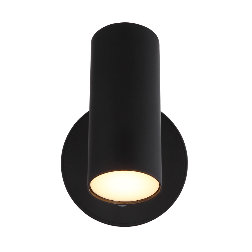 Globo - Foco de pared LED recargable y regulable LED/0,4W/3,7V 1800 mAh negro