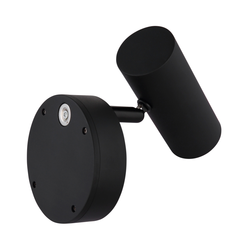 Globo - Foco de pared LED recargable y regulable LED/0,4W/3,7V 1800 mAh negro