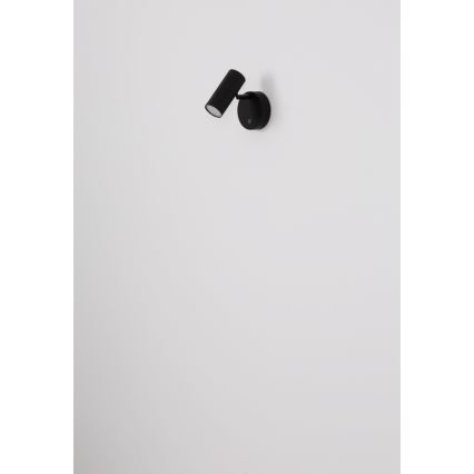 Globo - Foco de pared LED recargable y regulable LED/0,4W/3,7V 1800 mAh negro