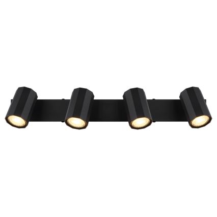 Globo - Foco 4xGU10/25W/230V negro