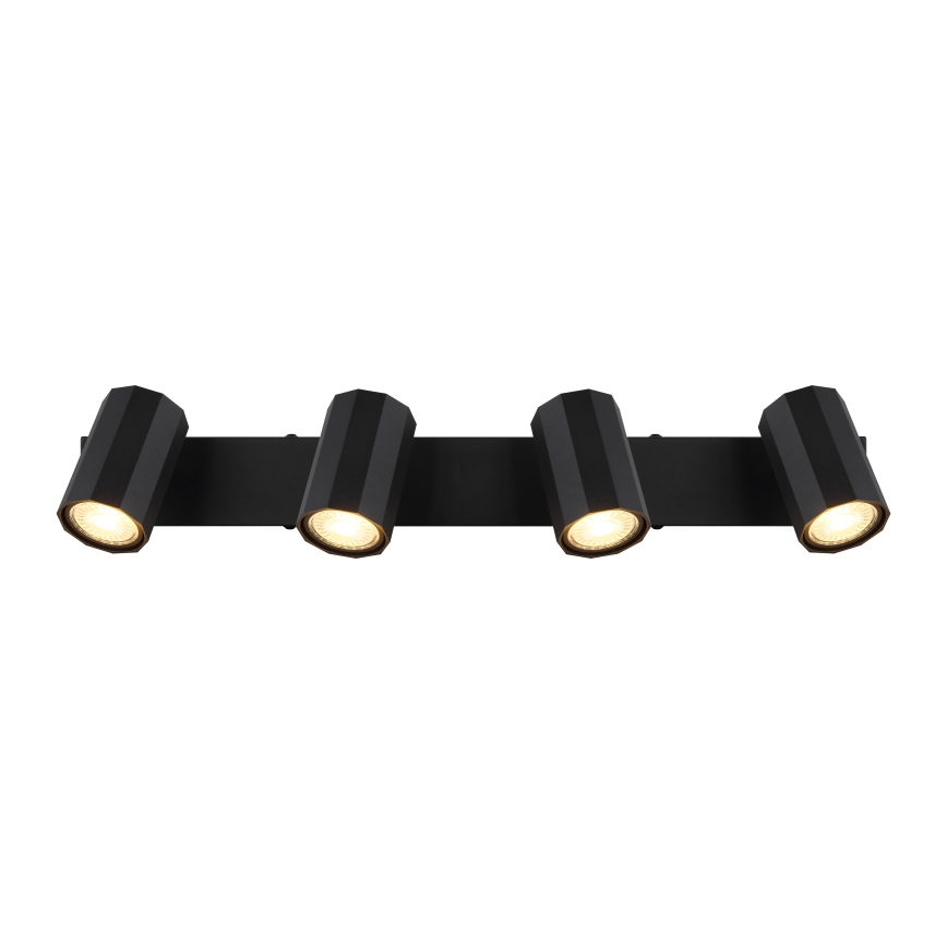 Globo - Foco 4xGU10/25W/230V negro